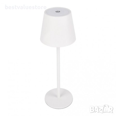 LED Настолна Лампа Бяла Безжична Ip44 