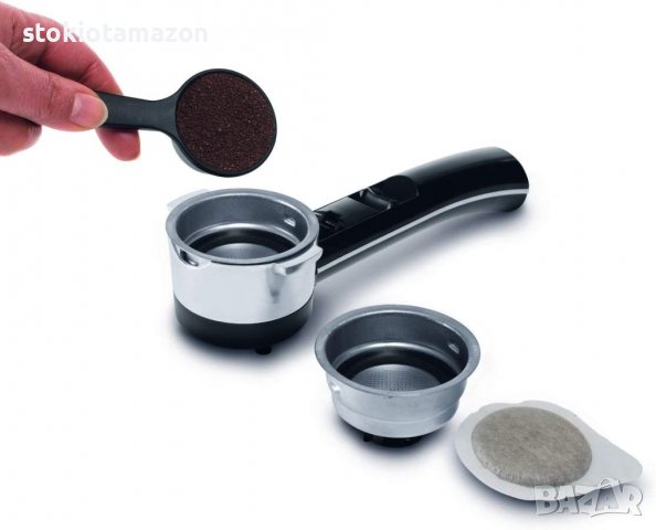 Кафемашина DELONGHI EC201CD.B 15 bar, 1,000 ml, 1100 W, ЧЕРЕН, снимка 4 - Кафемашини - 38692453