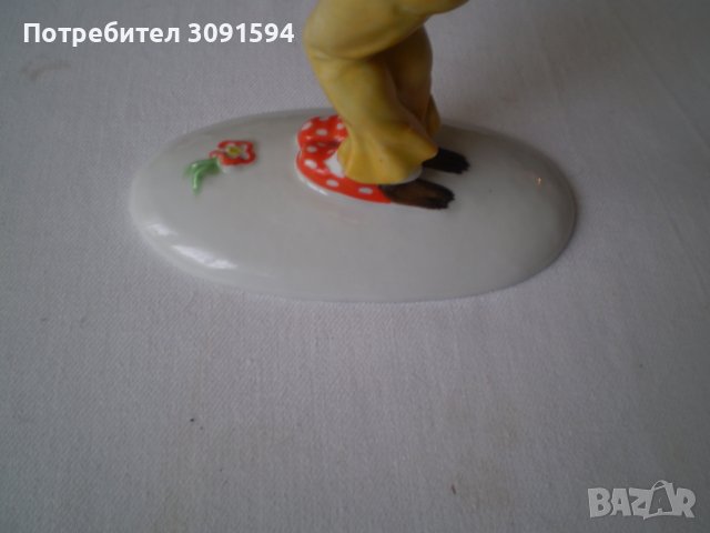    Рядка старинна порцеланова статуетка Metzler & Ortloff Момче Античен колекционерски , снимка 4 - Колекции - 38317930