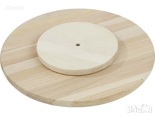 Отново налични! Въртящо се дървено плато, снимка 5 - Декорация за дома - 28360661