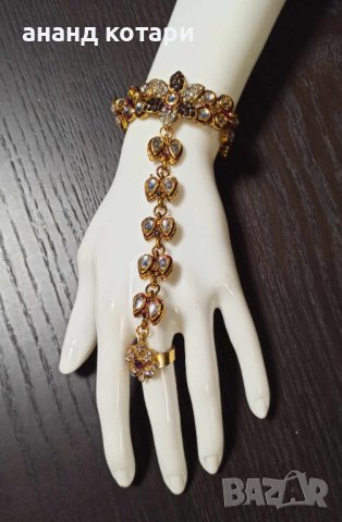 Украшение за ръка с камъни (16-22), снимка 3 - Пръстени - 23958785