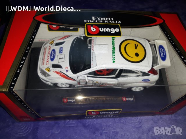 Ford Focus 1.24 Burago Made in Italy, снимка 15 - Колекции - 37377595