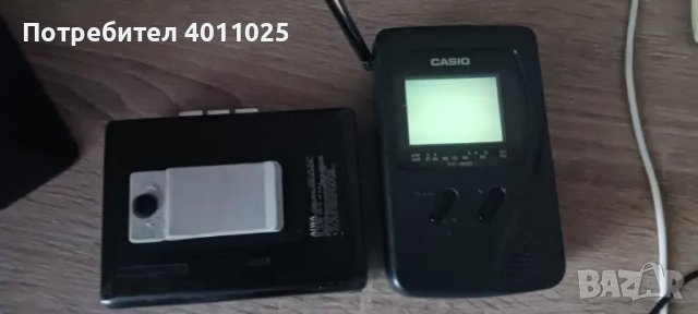 Лот ретро мини тв casio и уокмен Aiwa, снимка 3 - Телевизори - 48994646