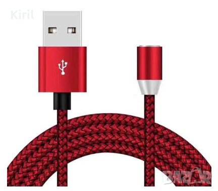 Магнитен кабел за зареждане на телефон iPhone, type C и Android, снимка 7 - USB кабели - 32884446