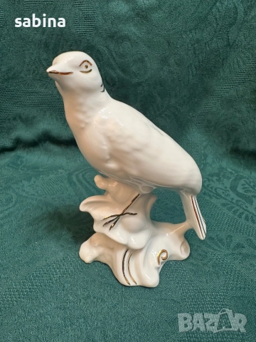 Фигури/статуетки птица и жерав-Полонное и Лимож/Limoges, снимка 8 - Антикварни и старинни предмети - 52999002