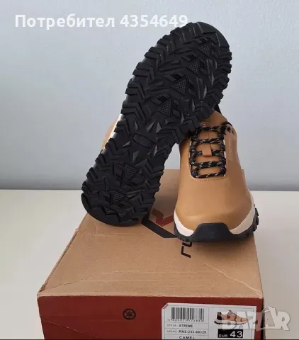 Маратонки Runners, RNS-232-09329, Бежов, снимка 2 - Маратонки - 48768628