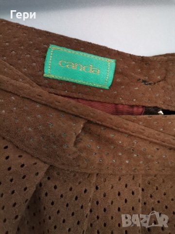 Кафява елегантна пола , снимка 4 - Поли - 37936351