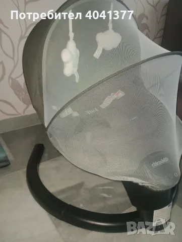 Електрически шезлонг Chipolino Yoga сив , снимка 4 - Детски шезлонги - 48666607