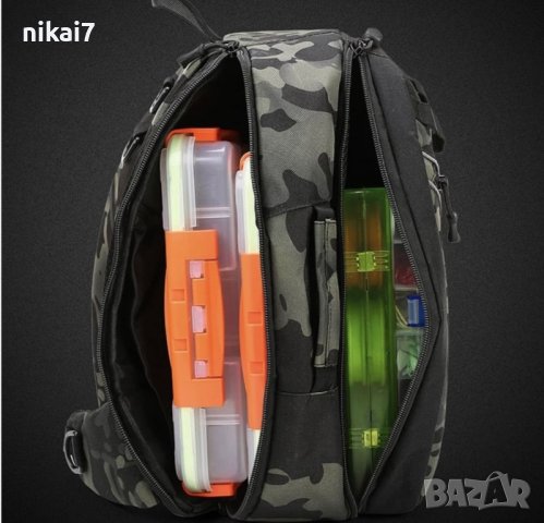 чанта за спинингов риболов Daiwa+риболовни принадлежности+джоб въдица, снимка 3 - Чанти - 42944302