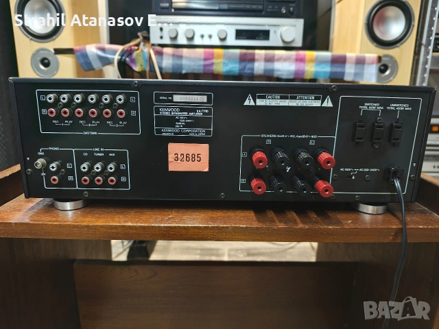 Kenwood KA-770 D Стерео Усилвател, снимка 11 - Ресийвъри, усилватели, смесителни пултове - 53517195