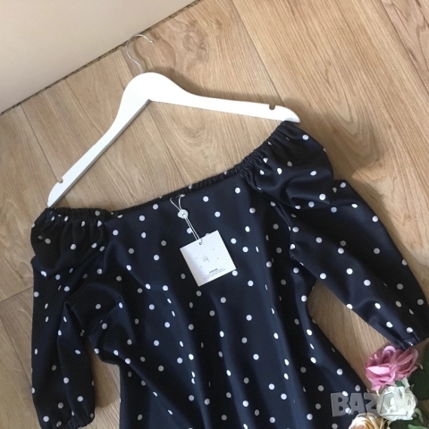 Разпродажба спешно Нова рокля на точки, плътна, снимка 3 - Рокли - 52840861