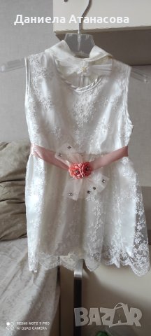 Рокля 👗 подходяща за Кръщене или Свадба, снимка 2 - Бебешки рокли - 32931708