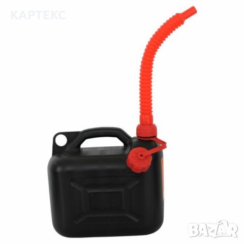 Пластмасова туба за гориво с накрайник HICO - 5L, снимка 5 - Аксесоари и консумативи - 37264327