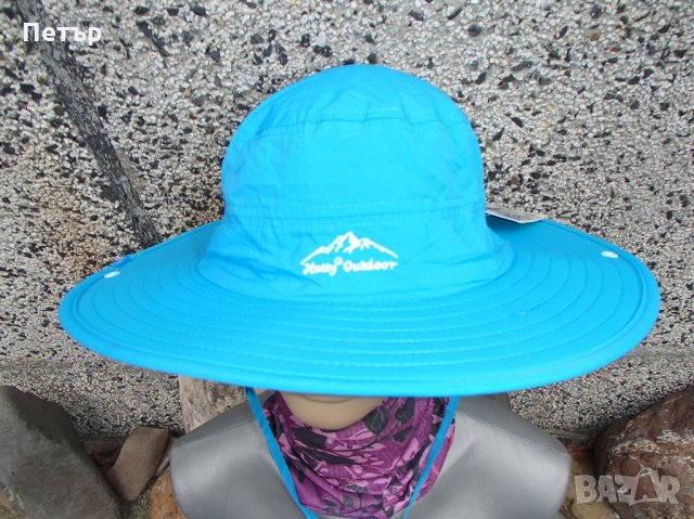 Продавам нова лека лятна бързосъхнеща шапка с голяма периферия и UV защита, снимка 4 - Шапки - 28033531