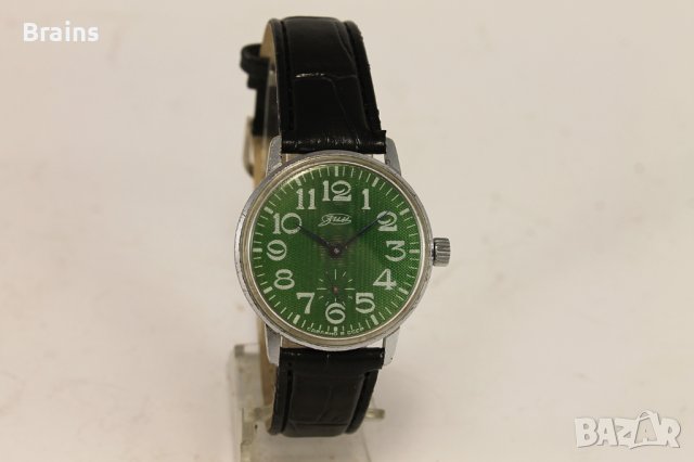 Колекционерски Руски Часовник ЗИМ Зелен Циферблат, снимка 2 - Антикварни и старинни предмети - 39610601