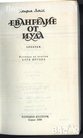 книга Евангилие от Иуда от Хенрик Панас, снимка 2 - Художествена литература - 32989618