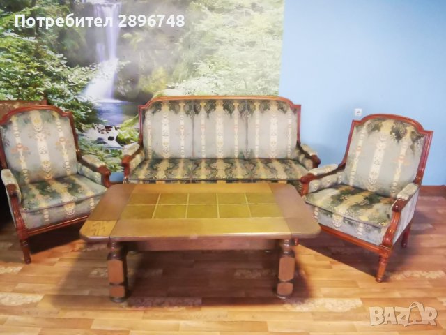 Диван тройка и два фотьойла , снимка 8 - Дивани и мека мебел - 43645244