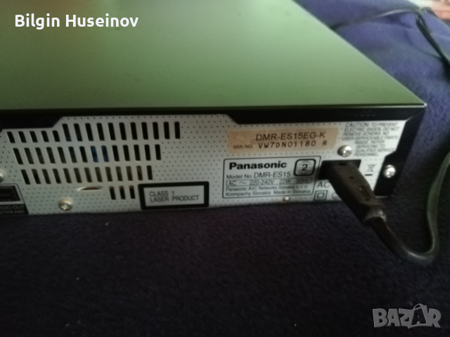 Panasonic DVD Recorder DMR-ES15 DVD DIGA Player W/ Remote in original, снимка 8 - Плейъри, домашно кино, прожектори - 36543835