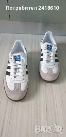 Adidas Samba Leather Sneakers Unisex Size 37 1/2/ 23см  НОВО! ОРИГИНАЛ! Унисекс кецове!, снимка 6 - Кецове - 52335503