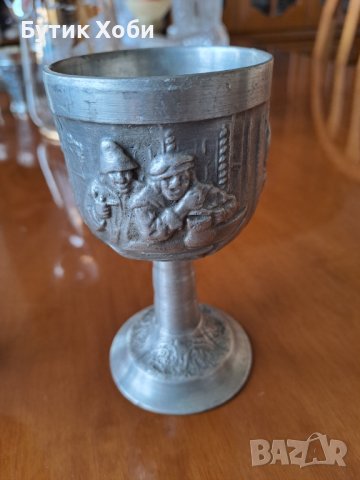 Антични чаши от калай, снимка 3 - Антикварни и старинни предмети - 38298743