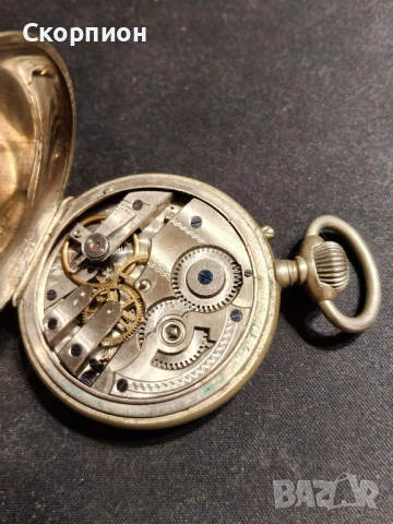 Швейцарски джобен часовник 1905г.  - 6 РУБИНА -  ПРОМОЦИЯ, снимка 7 - Джобни - 48833608