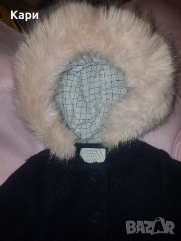 Детско палто с пух 80см ZARA, снимка 4 - Бебешки якета и елеци - 43271135