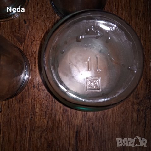 Стари стъклени буркани с капачки , снимка 2 - Други ценни предмети - 43045000