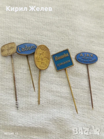 Пет значки стари редки бронзови за КОЛЕКЦИЯ ДЕКОРАЦИЯ 28461