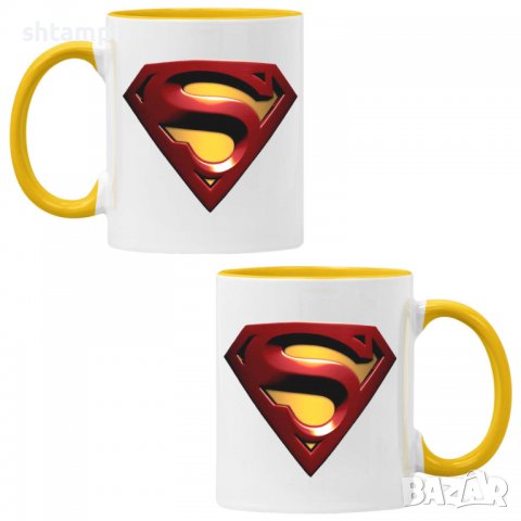Чаша DC Superman Logo,Керамична Чаша, Кафе Чай, Игра,Изненада,Подарък,Повод,Празник,Рожден Ден, снимка 7 - Чаши - 38512458