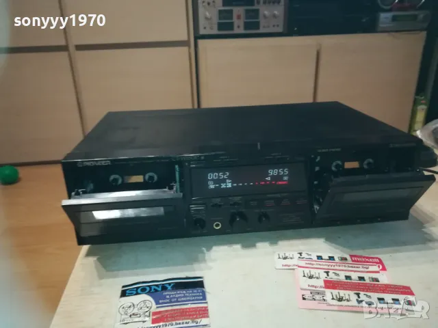 PIONEER CT-W550R DECK-MADE IN JAPAN ВНОС SWISS LNWC2210241102, снимка 3 - Декове - 47673615