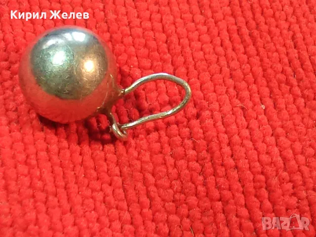 Старинна СРЕБЪРНА ОБЕЦА СРЕБРО ВИСОКА ПРОБА РЪЧНА МАЙСТОРСКА РЕТРО СТИЛ ИЗРАБОТКА 32023, снимка 8 - Антикварни и старинни предмети - 49510546