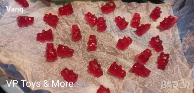 Форма за желирани или шоколадови бонбони-мечета, снимка 3 - Съдове за готвене - 32904480