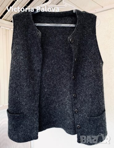 Топъл елек 100% алпака Германия, снимка 2 - Елеци - 43743254