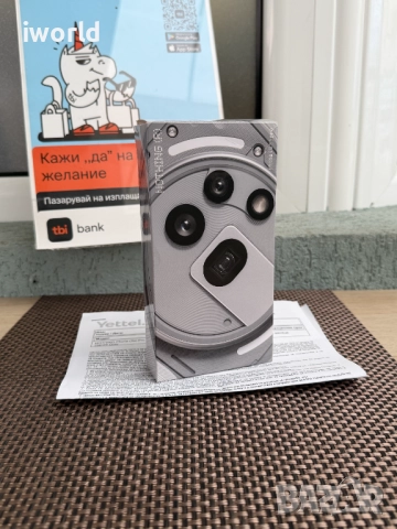 НОВ❗️ 36мес Гаранция❗️ Nothing Phone 3a PRO ❗️Лизинг от 23лв/м ❗️5G Black 12/256gb❗️grey сив