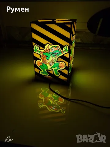 TMNT Лампа, снимка 9 - Настолни лампи - 48978807