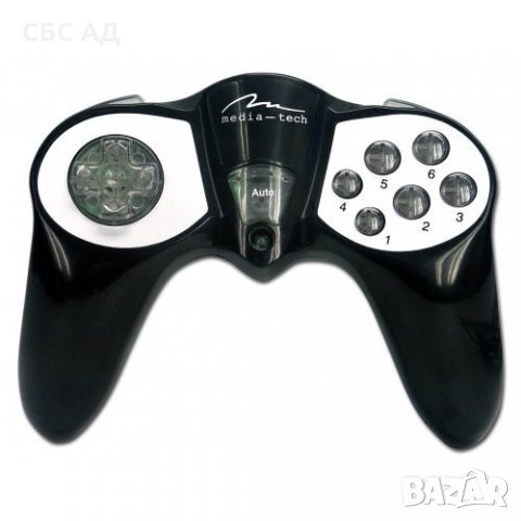 Геймпад Media-Tech Warrior MT169K, 10 бутона, USB