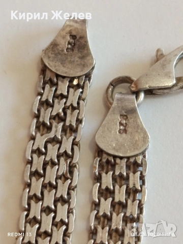 Елегантна сребърна гривна подходящ аксесоар за ежедневието 52377, снимка 6 - Гривни - 52961964