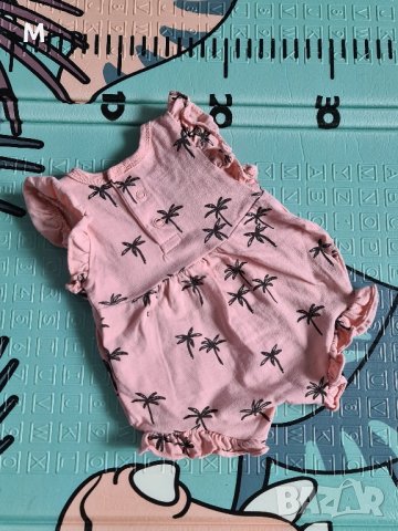 Бебешко боди от ORGANIC COTTON в розов цвят , снимка 3 - Бодита за бебе - 43985007