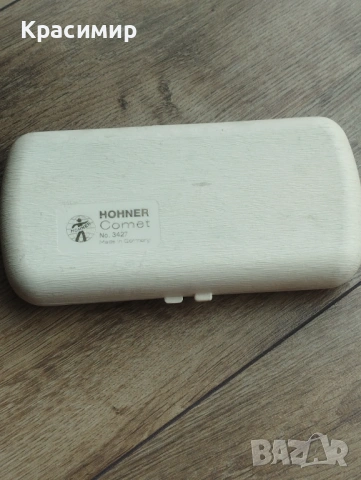 Винтидж хармоника Hohner Comet двустранна в калъф. , снимка 5 - Духови инструменти - 53138571