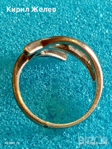 Арт сребърен пръстен майсторска ръчна изработка дизайнерско бижу 31110, снимка 4 - Пръстени - 52606703