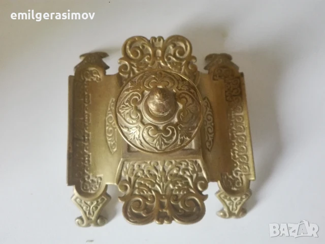 Бронзови кани и мастилница., снимка 3 - Антикварни и старинни предмети - 51151371