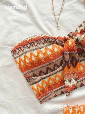 Дамски летен комплект плетиво, снимка 3 - Комплекти - 51122261