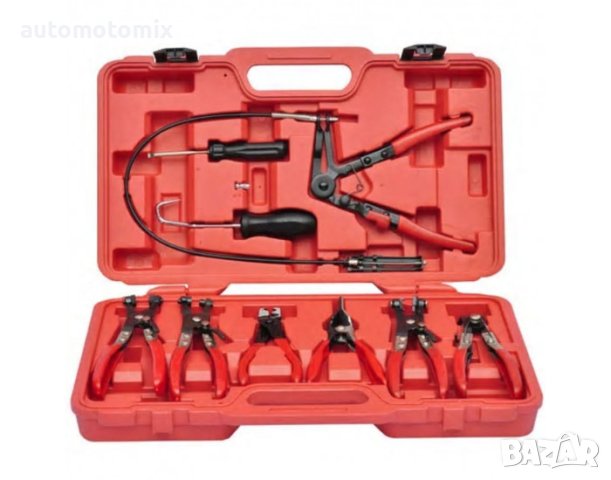 Комплект клещи за водопроводни скоби, 9 части - 267039