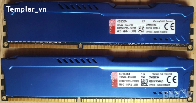 Kingston Hyper X FURY 2x4 DDR3 1600 898 // Hyper X BLU 4GB 1333