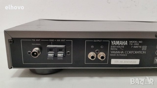 Стерео тунер Yamaha TX-350, снимка 5 - Ресийвъри, усилватели, смесителни пултове - 28867308