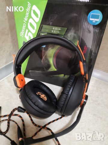 Продавам, Уникални,AFX Firestorm H01 Gaming Headset - Black & Orange, снимка 7 - Слушалки и портативни колонки - 35633152