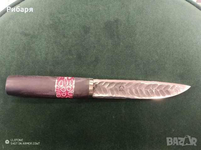 Якутски нож от кована стомана, снимка 2 - Ножове - 51953892