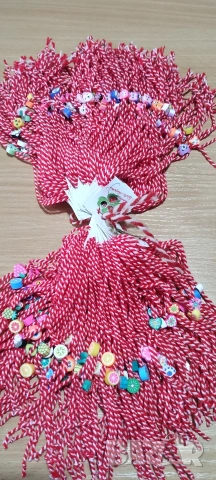 Десятки с мъниста фимо 0,45€ за снопче от 10 бр, снимка 11 - Други - 53341133