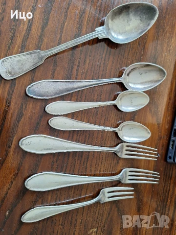 Прибори посребрени , снимка 1