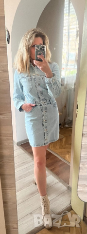 Дънкова рокля на ZARA, снимка 3 - Рокли - 44921113